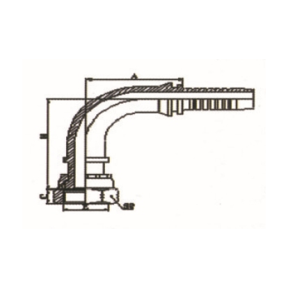 90°ORFS内螺纹平面 ISO 12151-1-SAE J516 90°ORFS内螺纹平面 ISO 12151-1-SAE J516